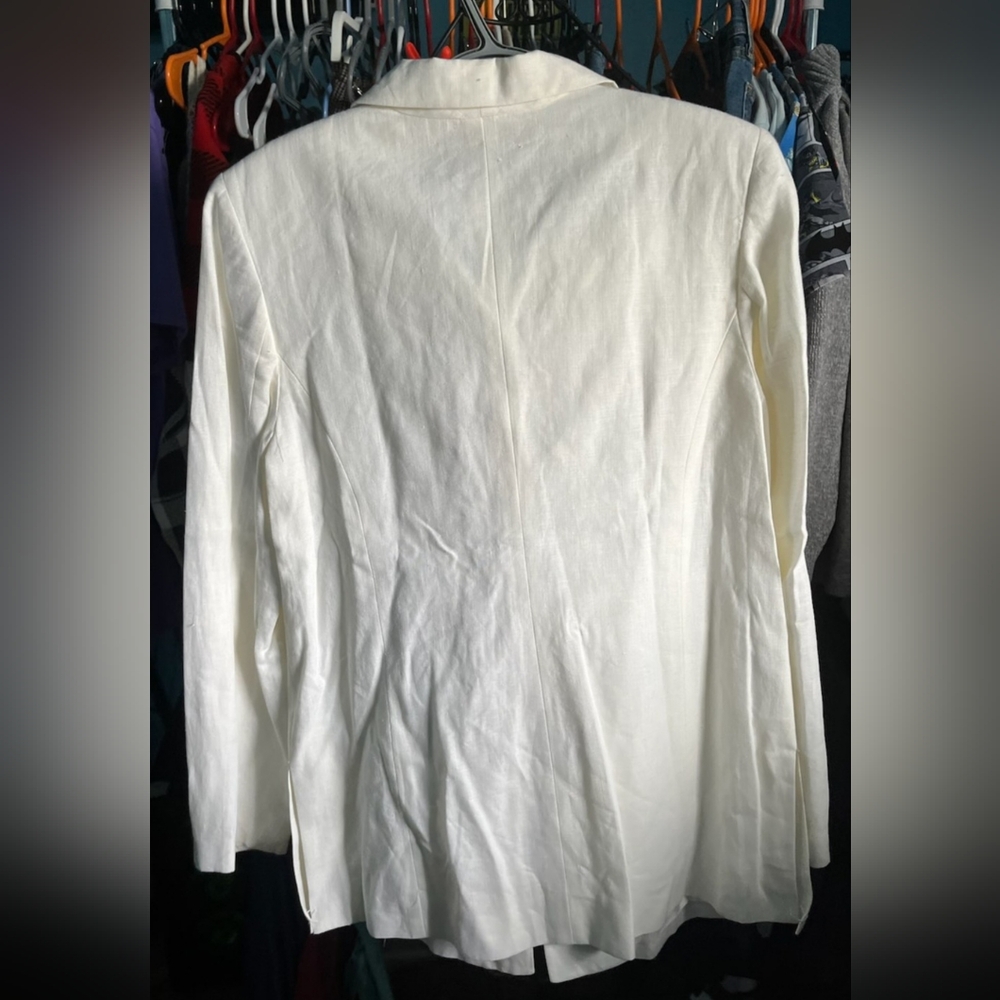Amanda Smith White Button-Up Jacket - image 3